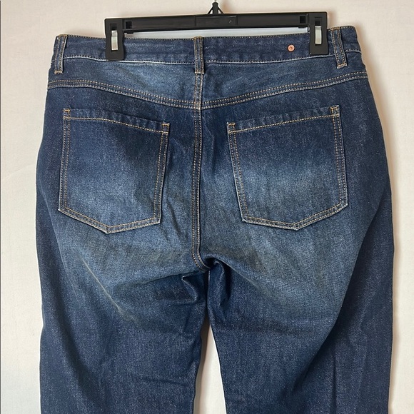 CABI Malibu Jeans 100% Cotton Dark Women’s Straight Legs Size 8 - Picture 8 of 10